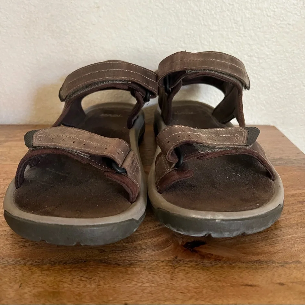 Teva Langdon River Dark Brown Sandal Size 14